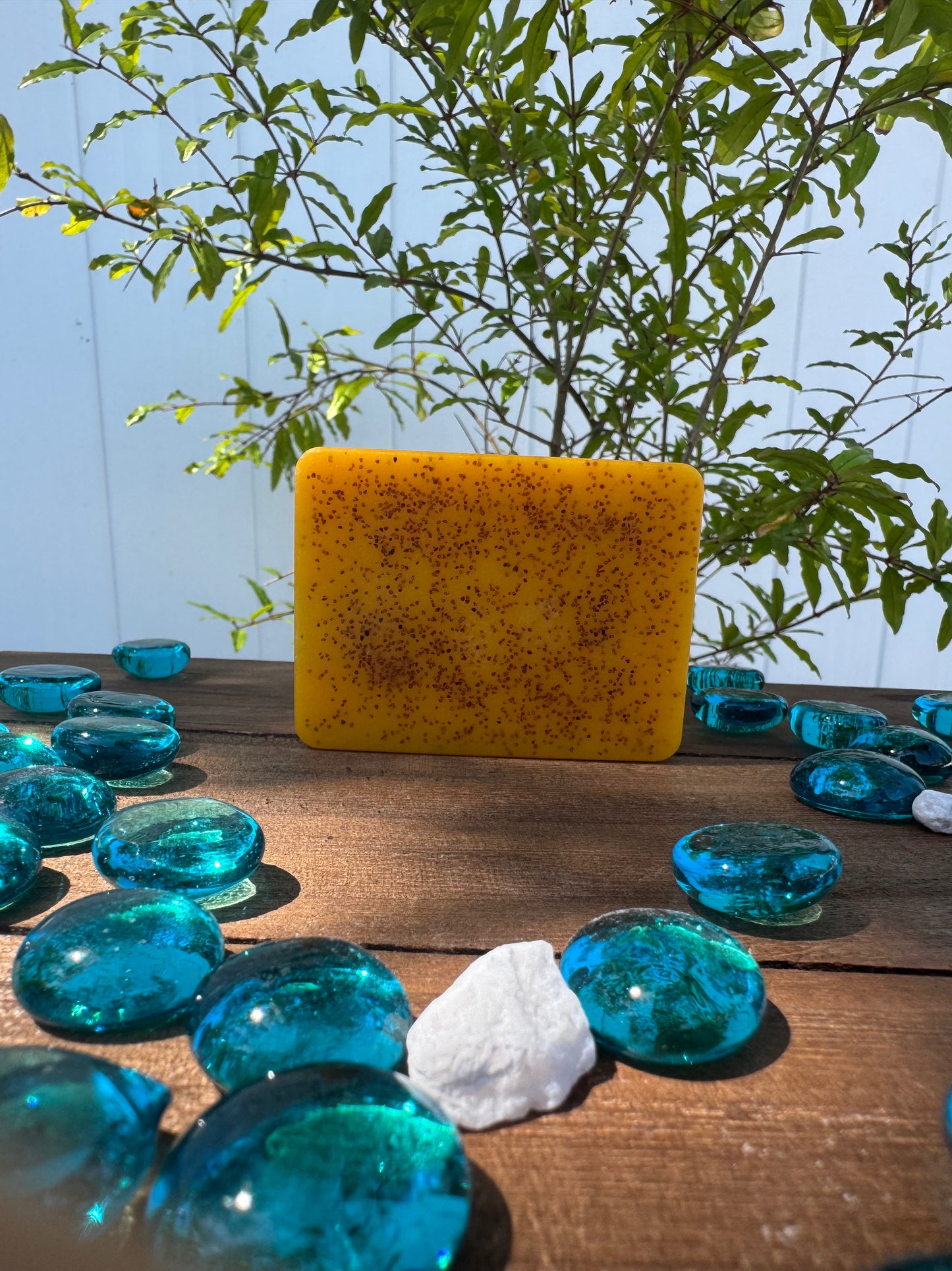 Turmeric soap with orange
