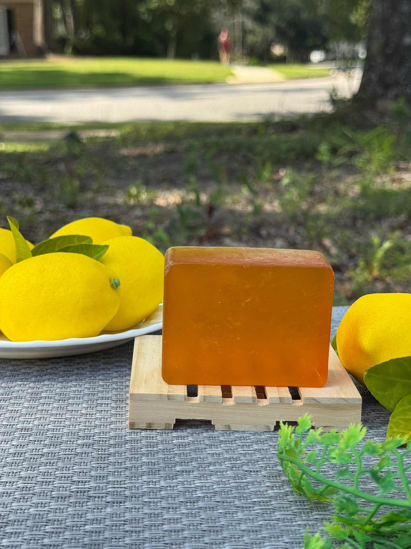 Lemon soap