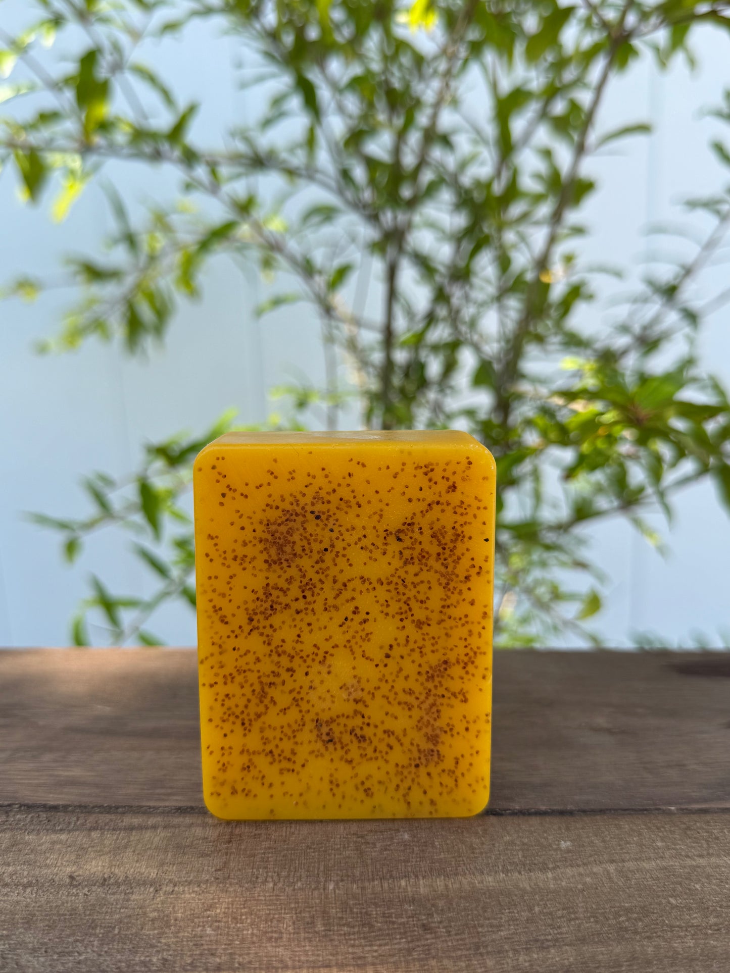 Turmeric soap with orange