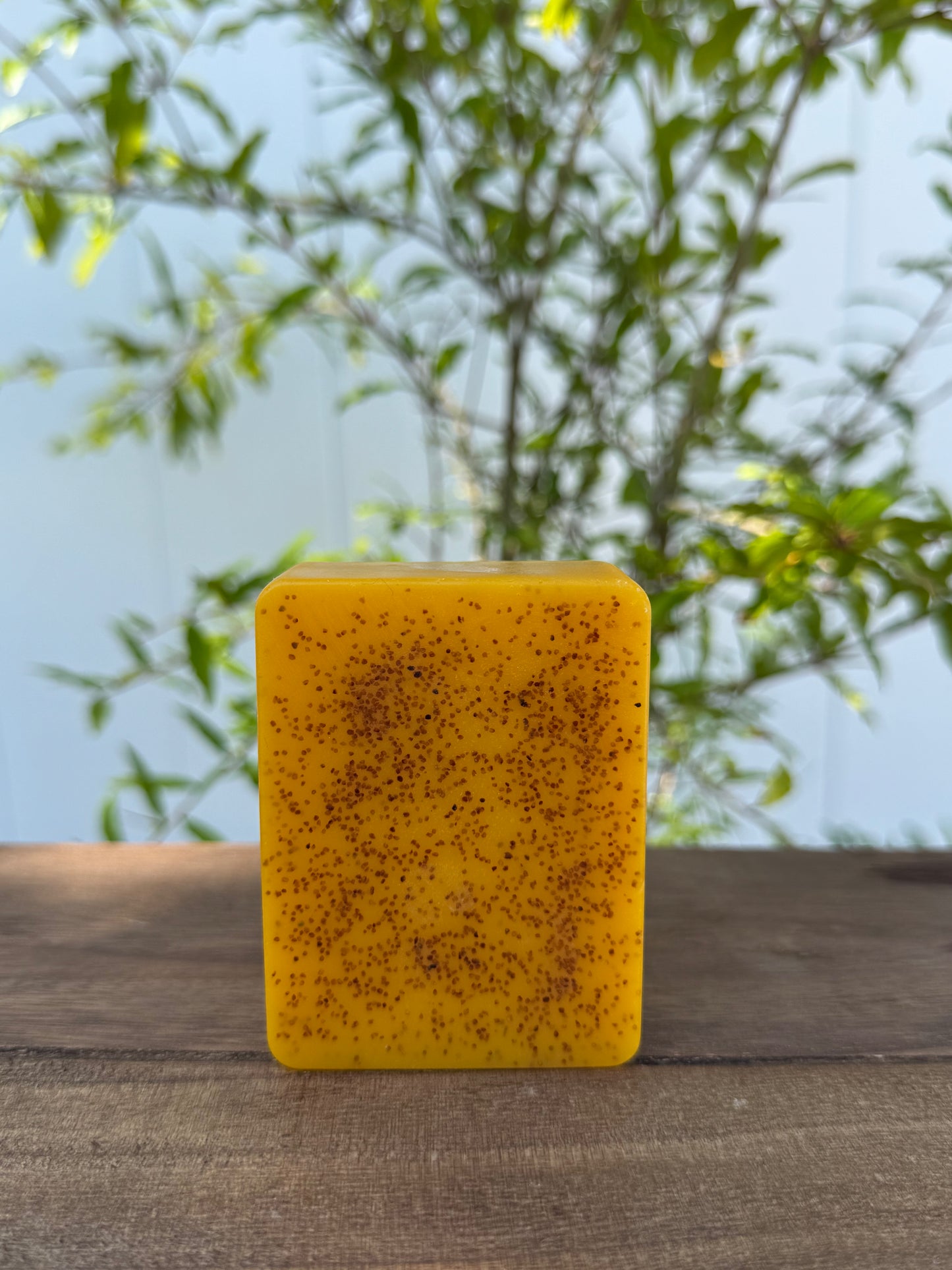 Turmeric soap with orange