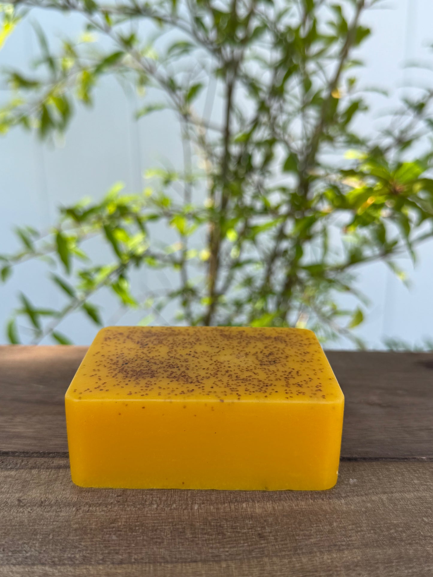 Turmeric soap with orange