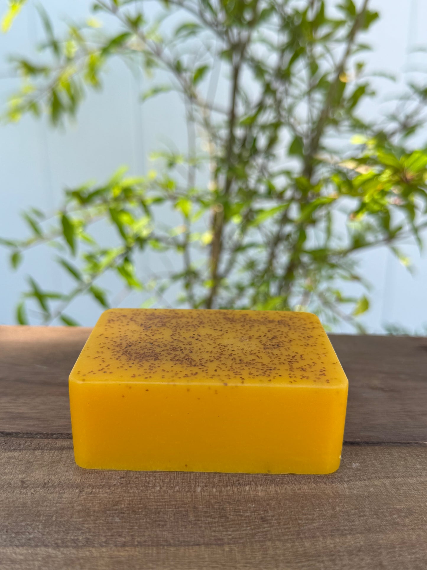 Turmeric soap with orange