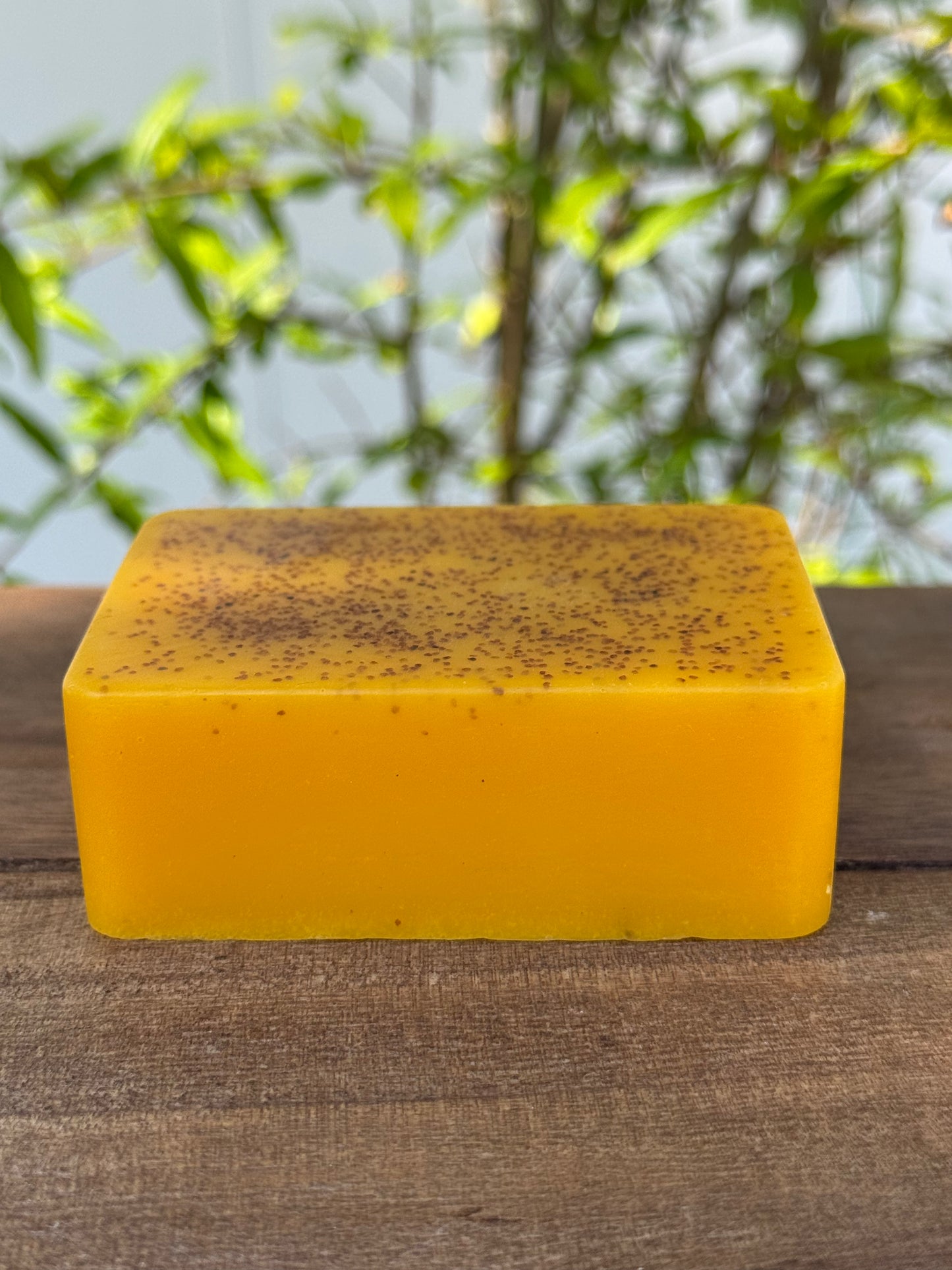 Turmeric soap with orange