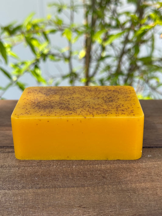 Turmeric soap with orange